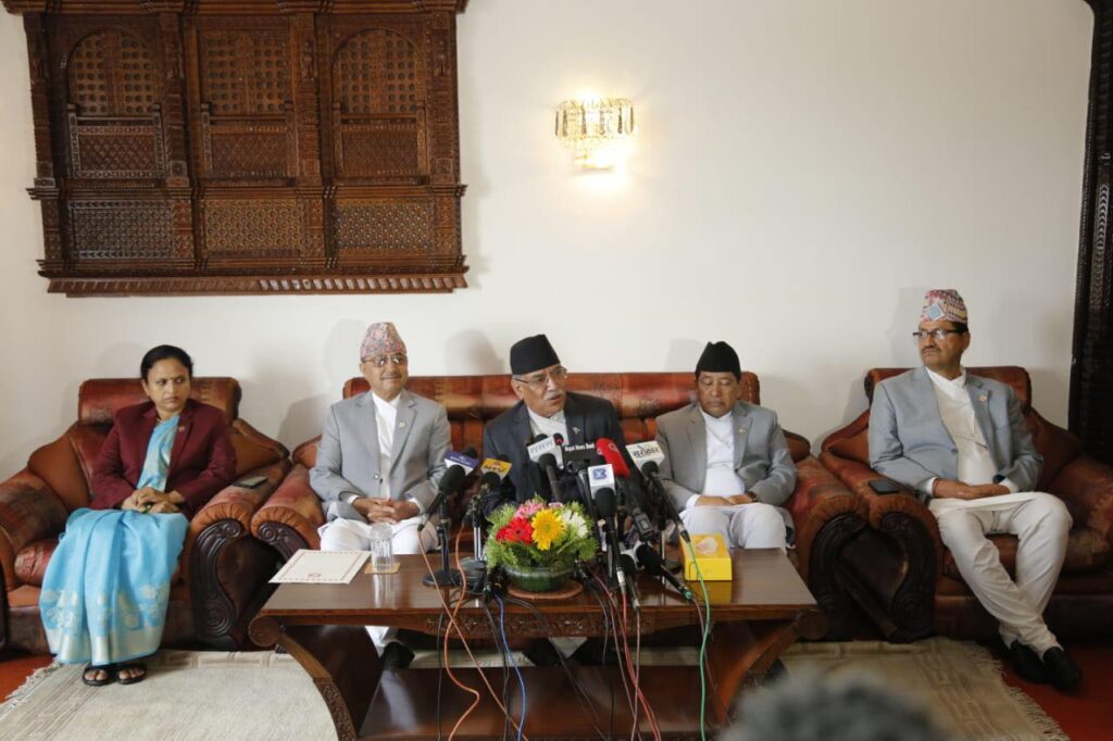 राजीनामा मागिहाल्ने संस्कार राम्रो भएनः प्रधानमन्त्री प्रचण्ड