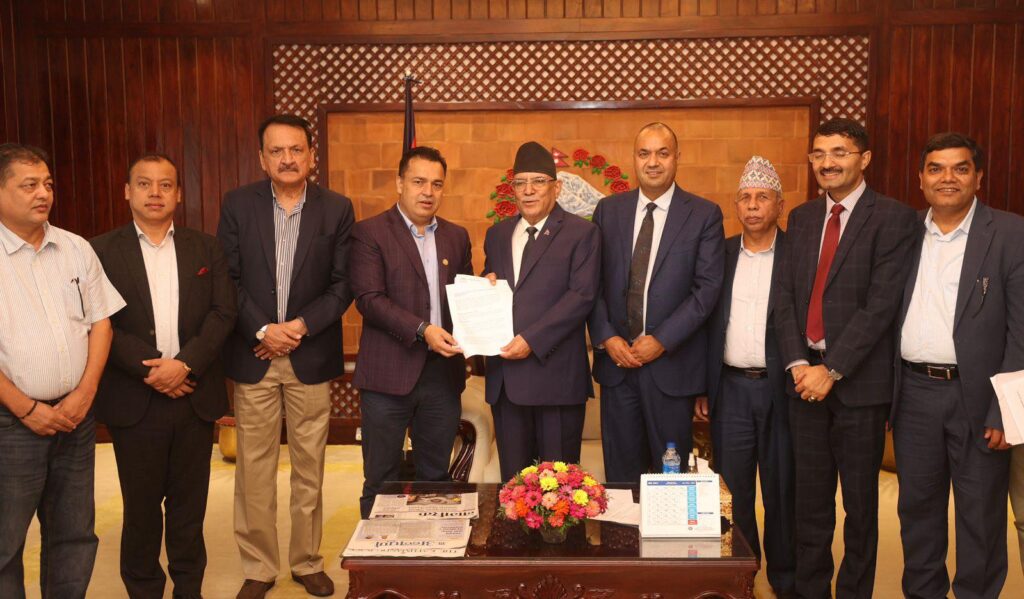 एनआरएनए नागरिकता वितरणलाई सहज बनाउने प्रधानमन्त्री प्रचण्डको प्रतिबद्धता