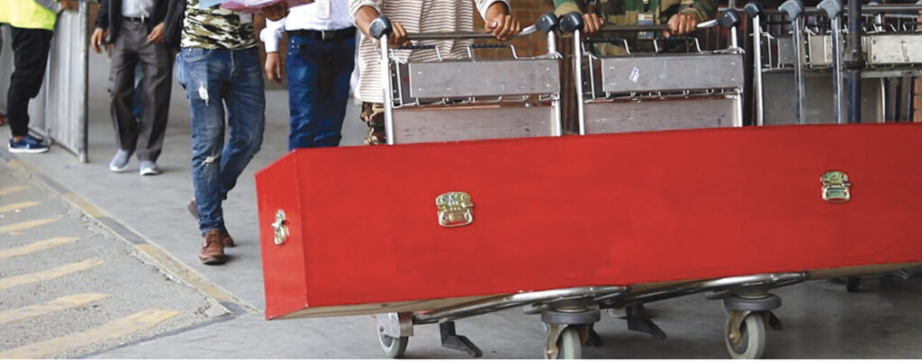 वैदेशिक रोजगारीका क्रममा मृत्यु भएकाको परिवारले १० लाख राहत पाउने