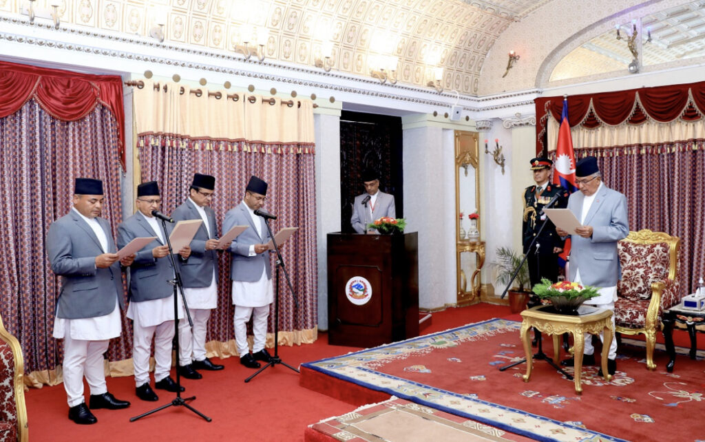 नवनियुक्त चार देशका राजदूतले लिए शपथ