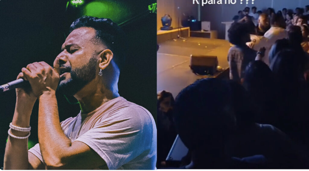 मौनधारण नगरेको भन्दै अष्ट्रेलियामा सुगमले दर्शकलाई माइकले हाने कसैको नेपाली मनलाई चित्त दुखाएको भए क्षमा चाहन्छु : सुगम