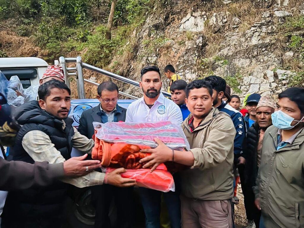 एनआरएन अस्ट्रेलियाद्वारा भूकम्प पीडितलाई राहत वितरण