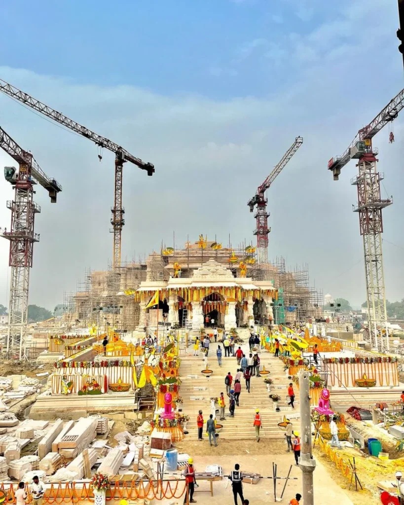 आयोध्यामा नवनिर्मित राम मन्दिरको आज प्राण प्रतिष्ठा गरिँदै