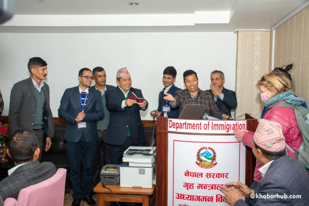 अध्यागमनले आजदेखि सुरु गर्‍यो ई-भिसा