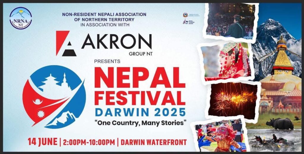 डार्विनमा नेपाल उत्सव २०२५ : नेपाली कला, संस्कृति र एकताको भव्य प्रदर्शन गरिने