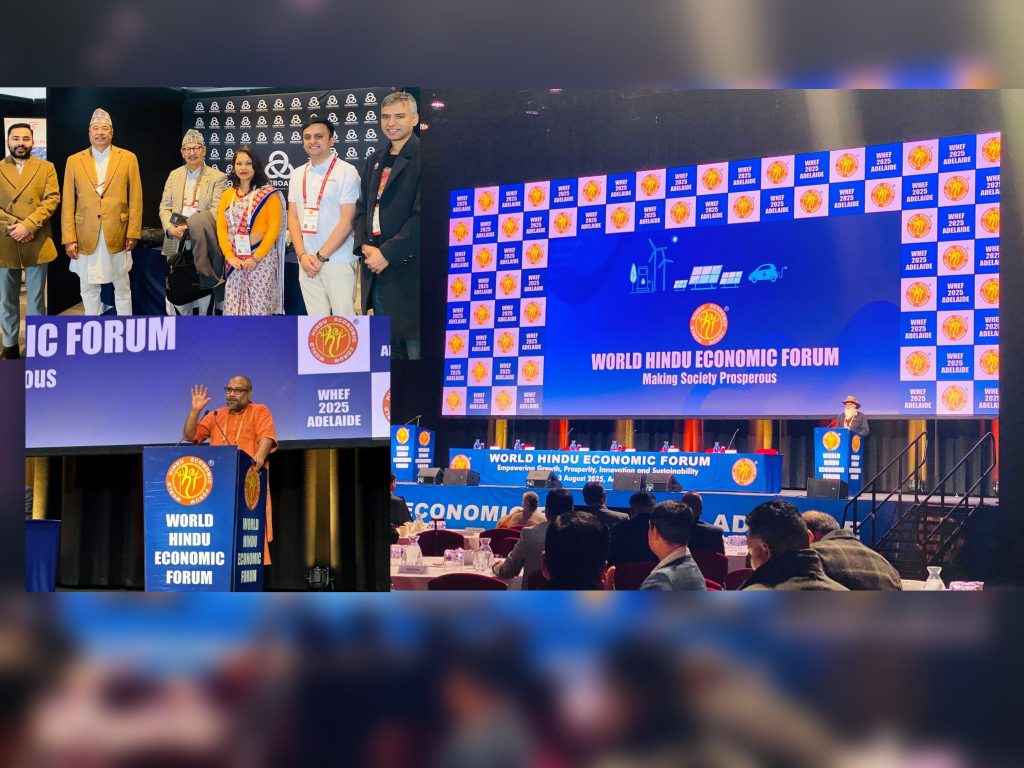 नेपालका व्यवसायीहरू विश्व मञ्चमा: एडिलेडमा वर्ल्ड हिन्दू इकोनोमिक फोरमको भव्य उद्घाटन
