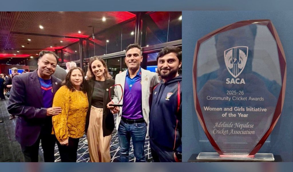 एन्कालाई ‘साका अवार्ड २०२६’ : महिला क्रिकेट प्रवर्द्धनमा ऐतिहासिक उपलब्धि