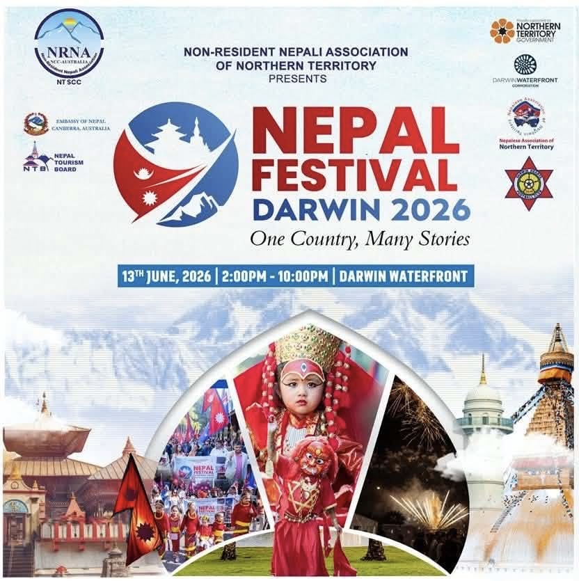 नेपाल महोत्सवका लागि डार्विन तयार, मुख्यमन्त्री फिनोचियारोले उद्घाटन गर्ने